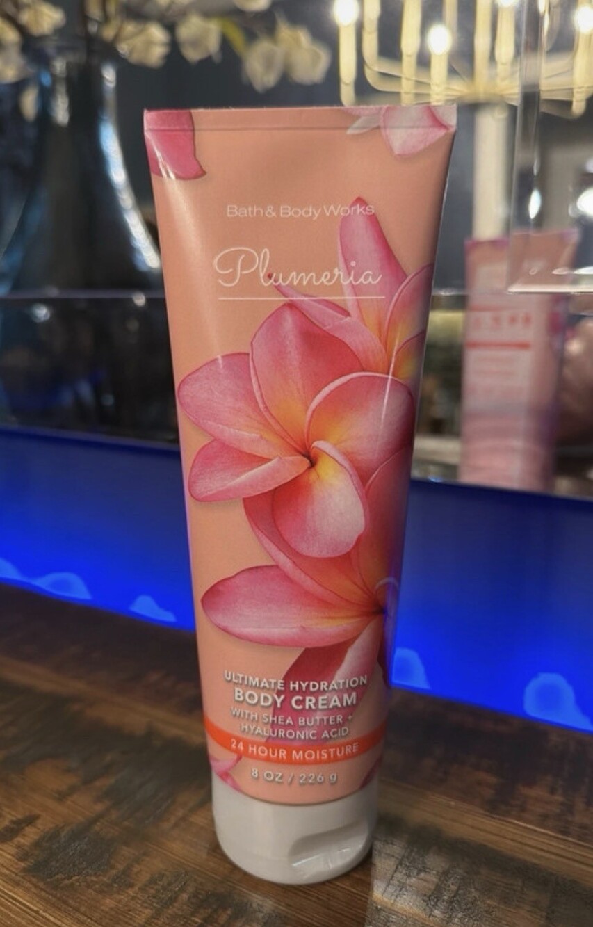 Bath and Body Works Plumeria Ultimate Hydration body cream NEW